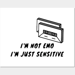 I'm Not Emo, Mom, I Am Just Emotional Posters and Art